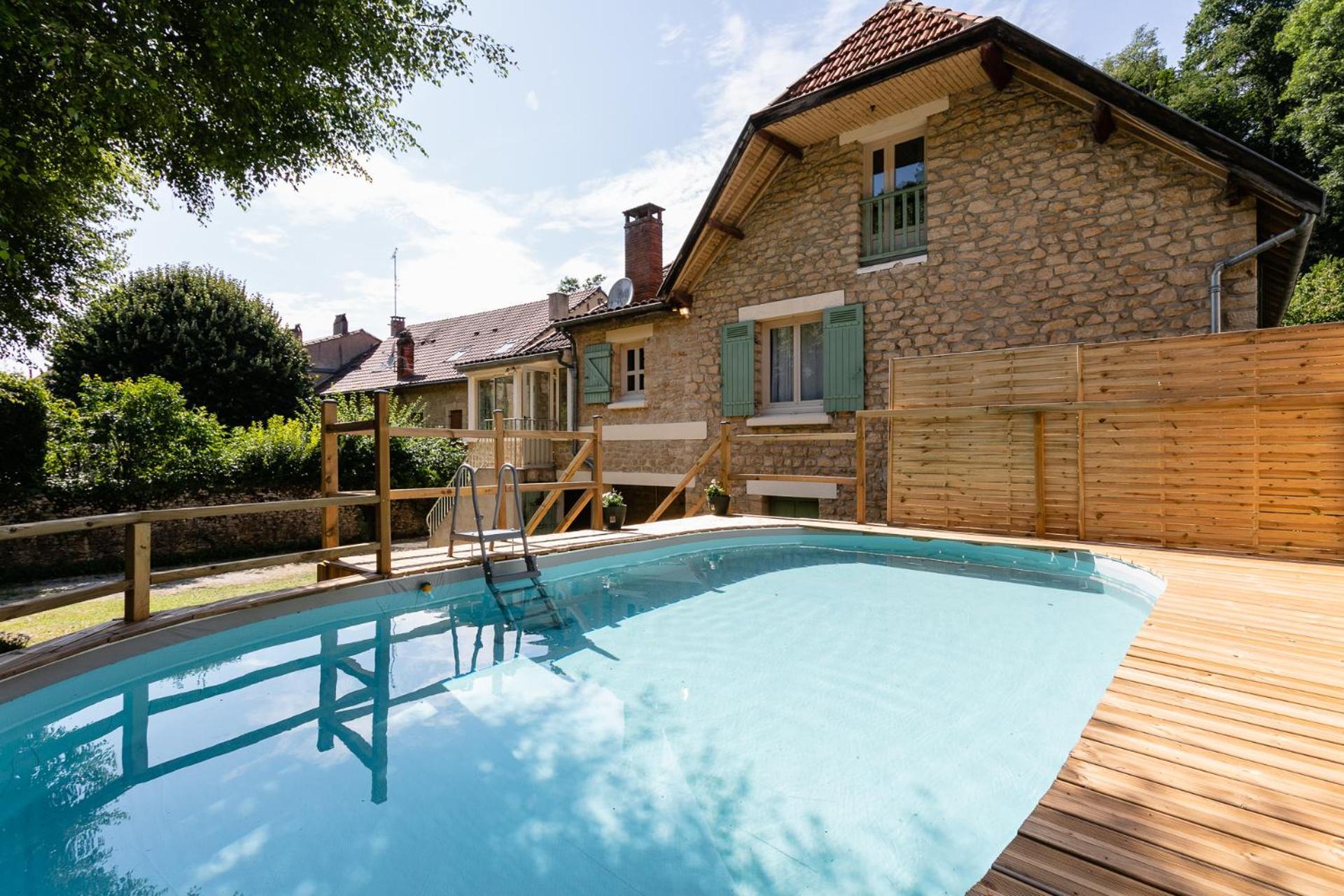 Wonderful House In Sarlat Center With Heated Pool & Jaccuzi Villa Eksteriør billede